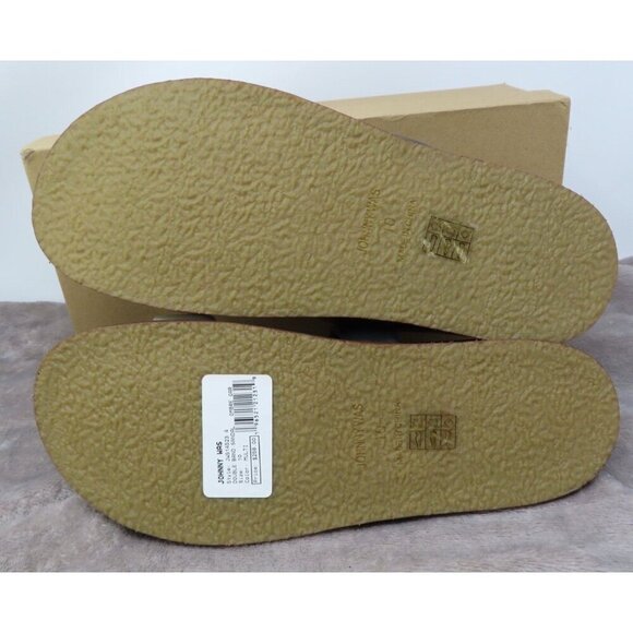 Johnny Was Double Band Leather Sandal Ombre Multicolor Floral Women Size 10 NEW - Picture 8 of 12